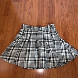 H&M plaid skirt